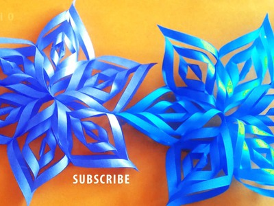 입체꽃접기, 눈꽃접기, snow flower origami, snowflake diy,