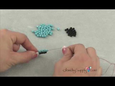 How to create a Spiral Weave Stitch - Beading