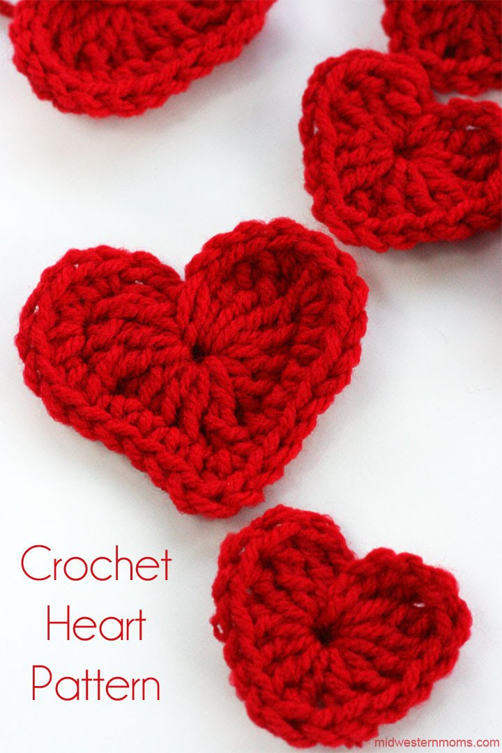 How to Crochet a Heart (2 types)