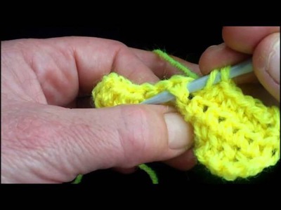 How to crochet raised stitches - tutorial