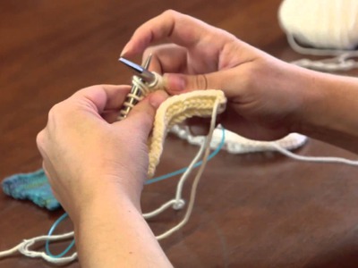 How to Do a Fishbone Stitch : Advanced Knitting Stitches