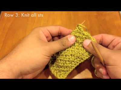 How to Knit the Bee Stitch