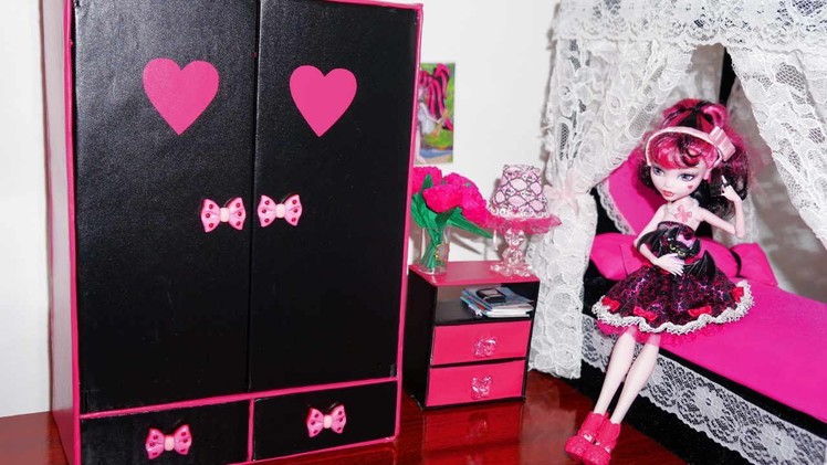 How to make a wardrobe for dolls Monster High, Barbie, etc