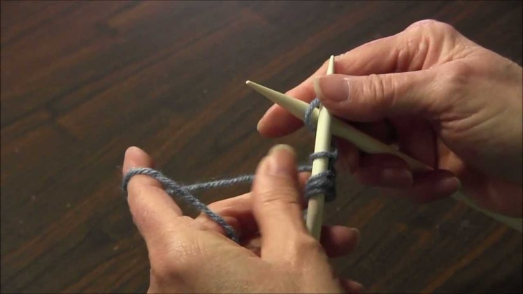 Knitting Bastic - Cable Cast On Method