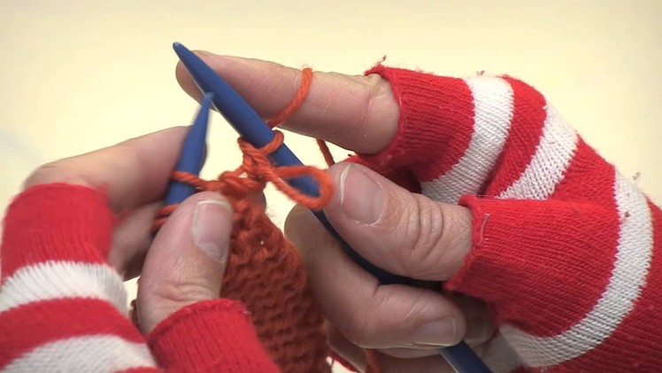 Learn how knit: Loop stitch knitting