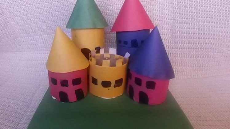 Make a Colorful Paper Roll Play Castle - DIY Crafts - Guidecentral
