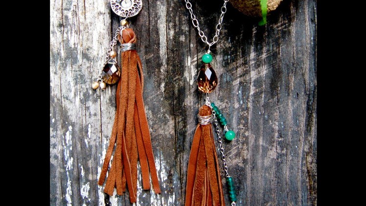 Make a Leather Tassel Necklace - DIY Style - Guidecentral