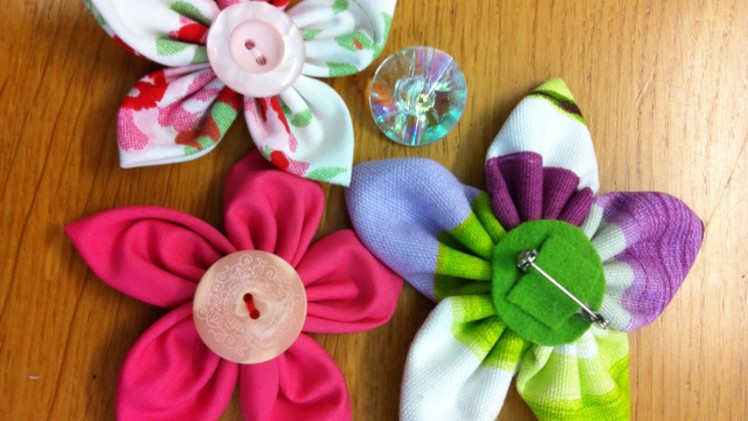 Make Colorful Fabric Flowers  - Crafts - Guidecentral