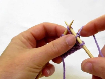 Really Clear: Knit or Purl through the Back Loop of a Stitch (cc)