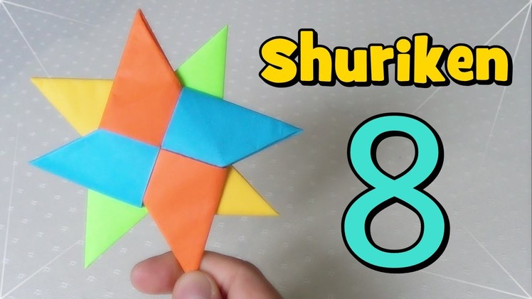 Shuriken Origami - Estrella Ninja de Papel