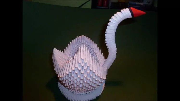 3D Origami Schwan