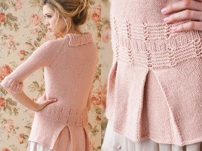 #7 Pleated Blouse, Vogue Knitting Early Fall 2010