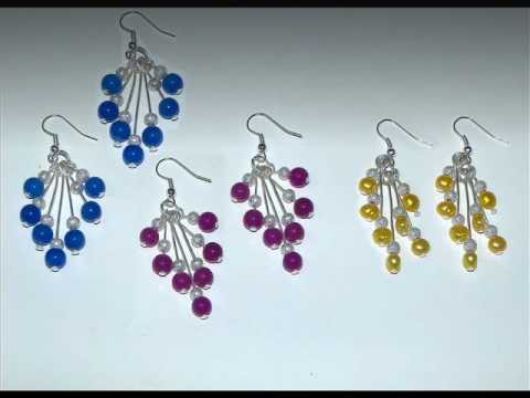 Beads Projects - Cascade Earrings