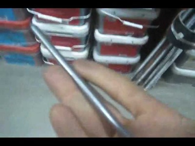 Chosonninja "how to make" cheap bo shurikens for training. video #1