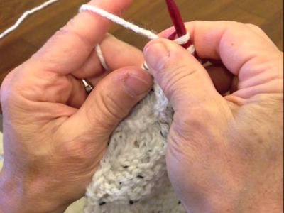 Continental Combined Knitting - Purl Stitch - fast and easy