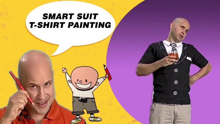 Crafts Ideas for Kids - Smart Suit T-Shirt Painting | DIY on BoxYourSelf