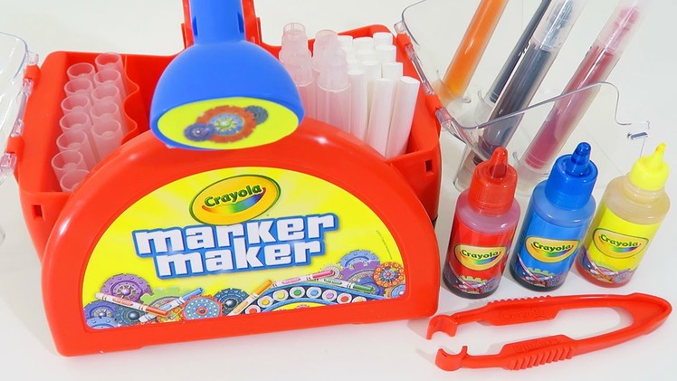 Crayola Marker Maker + WHACKY TIPS Play Kit | Easy DIY Make Your Own Color Markers!