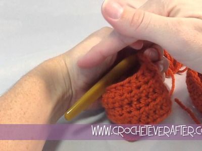 Creating a Half Double Crochet Straight Seam in the Round
