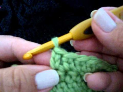 CROCHE - PONTO BAIXO ALONGADO (pba) (Extended single crochet)