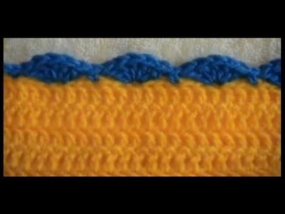 Crochet Border - Shell - Double Crochet