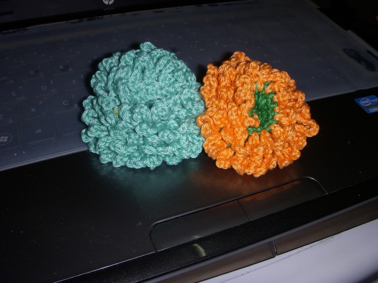 Crochet Curly Flower