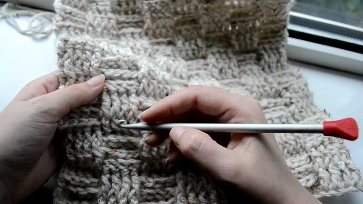 Crochet Lessons - How to crochet the Basket Weave Stitch - Part 1