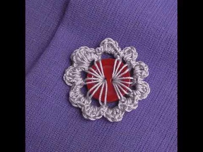 Crochet.Make Merry Crochet Brooch Buttons