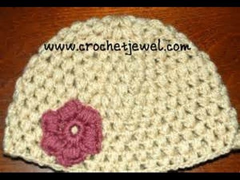 Crochet Puff Stitch Hat (12 Month old-3 year old & 3-10 year old) Part III