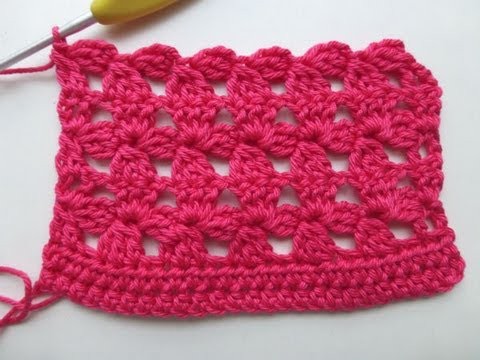 Crochet with eliZZZa * Crochet Stitch "Flower Mesh"
