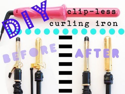 DIY Beauty: How to Make A Clipless Curling Iron | Kandee Johnson