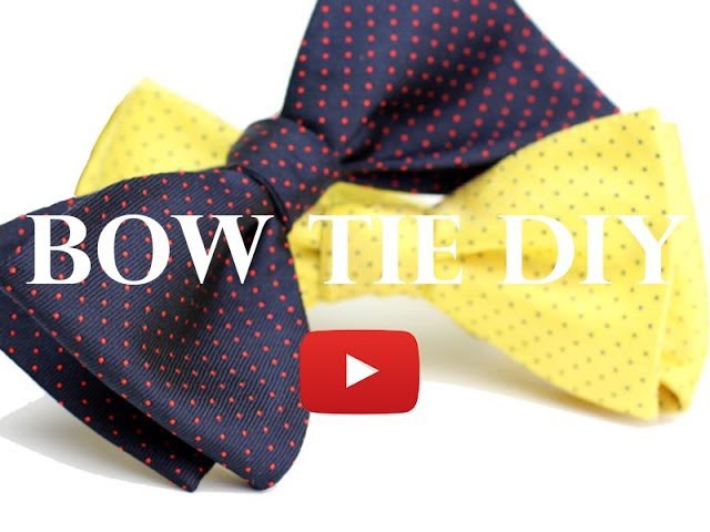 DIY Bow Tie Project - How to Make a Bow Tie