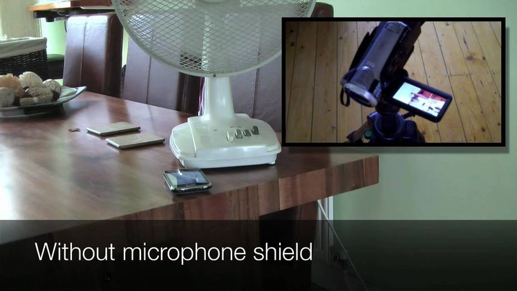 DIY Camcorder Microphone Wind Shield