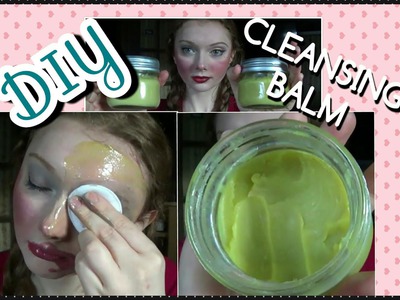 DIY Cleansing Balm.Makeup Remover + Demo