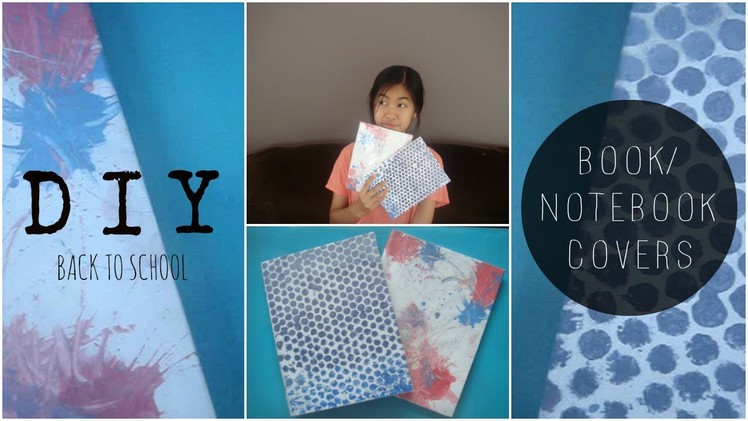 DIY Easy Book.Notebook Covers︱Back To School