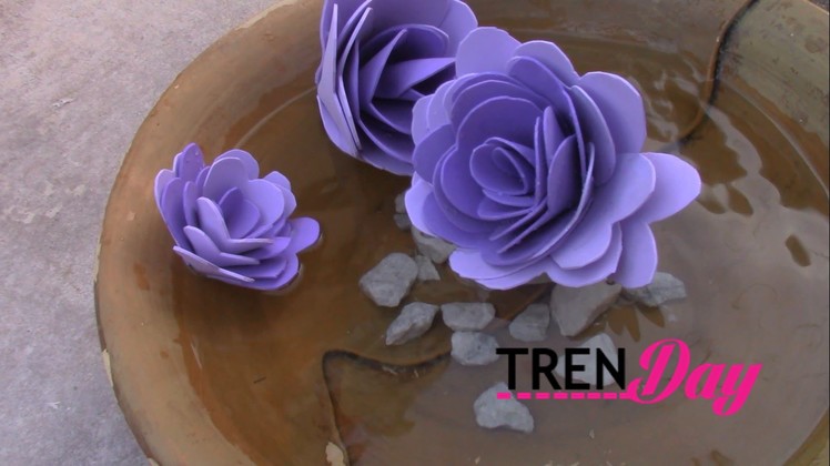 DIY FLOATING FLOWER TUTORIAL - MADE FROM FOAM SHEETS
