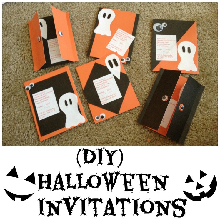(DIY) Halloween Invitations