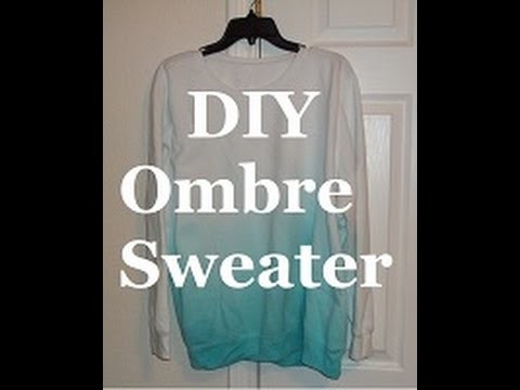 DIY: How to Make an Ombré Sweatshirt