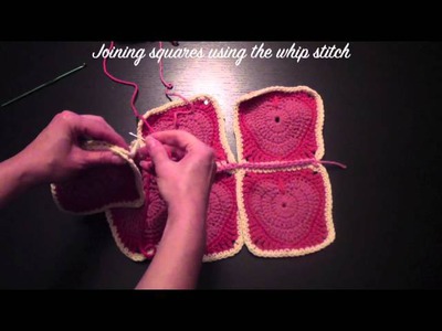 DIY Joining Crochet Squares Part 2