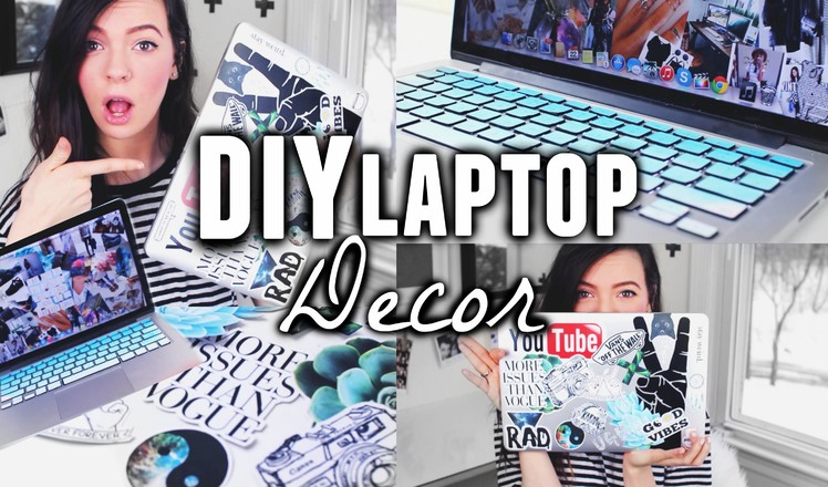 DIY LAPTOP DECOR ! Tumblr + Pinterest Inspired !