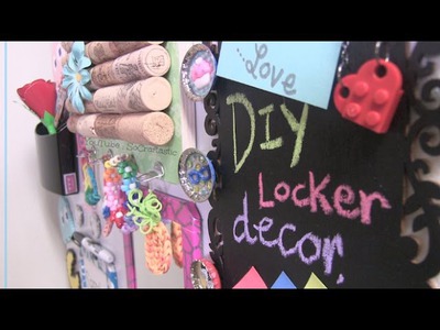 DIY Locker Decor - Cork Board How To - Decorate with Duct Tape & More for Back to School