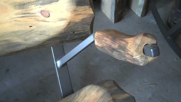 DIY Log Furniture  Arm Assembly by Mitchell Dillman