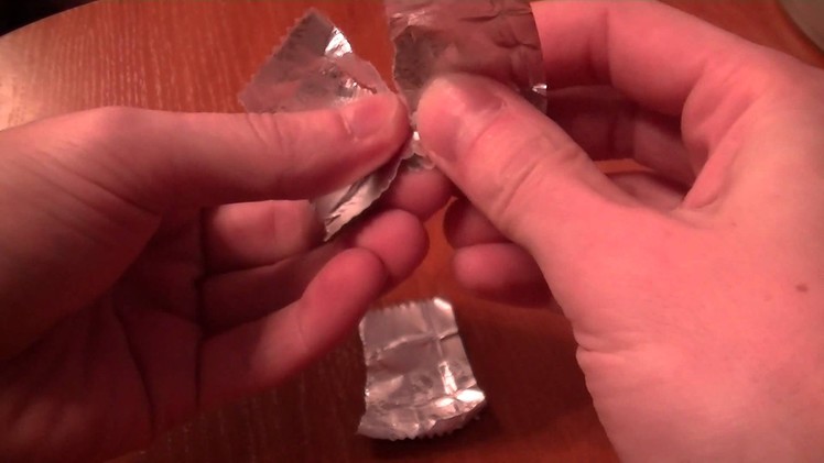 DIY - Make a fire with 2 AA battery & gum paper -  survival trick