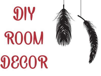 DIY Room Decor Feathers