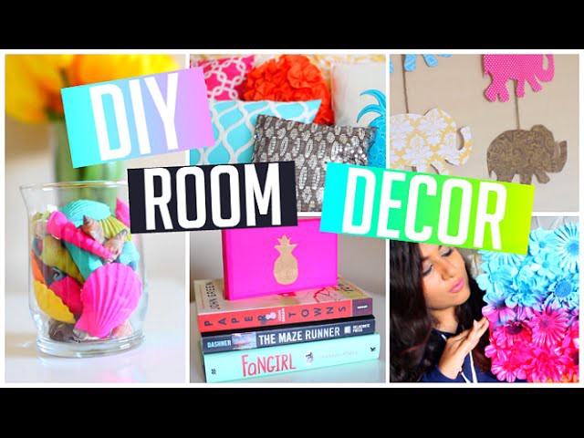 DIY Room Decorations: Pinterest Inspired! Easy, Cute & Cheap! 2015