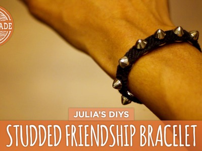 DIY Studded Friendship Bracelet - HGTV Handmade