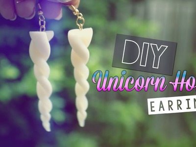DIY ♥ Unicorn Horn Earrings