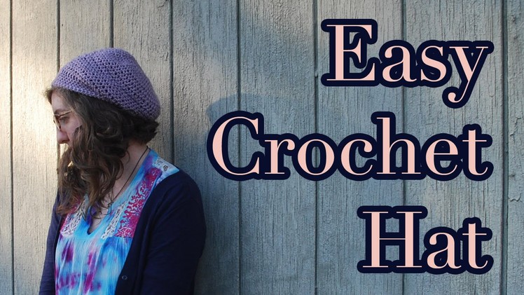 Easy Crochet Slouchy Hat
