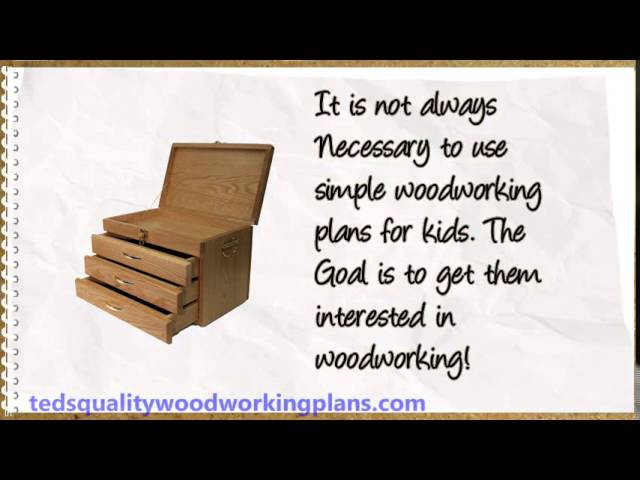 Easy DIY Wood Projects for Kids - Woodworking for kids Plans