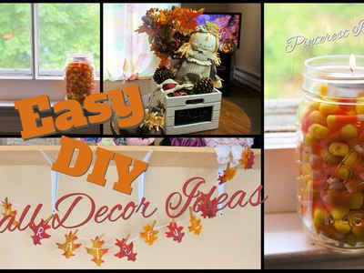 Easy Fall Decor DIY | Pinterest Inspired!