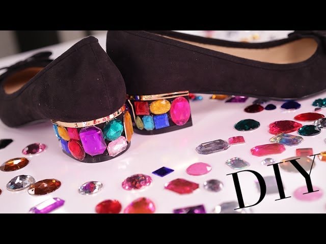 Gemstone Shoes | Designer DIY